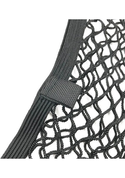 Siyah Evrensel Araba Koltuğu Yan Sırt Çantası Bagaj Net Çanta Telefon Tutucu Cep Organizatör Istifleme Toplama 40CM * 25CM Mesh Araba (Yurt Dışından)