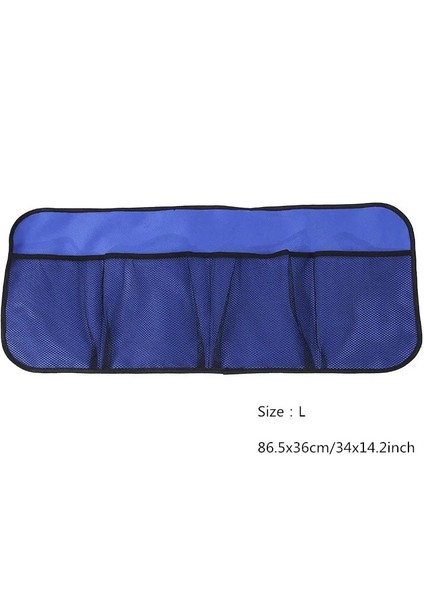 E Mavi Araba Arka Koltuk Organizatör Oto Koltuğu Arka Saklama Çantası Otomobil Gövde Kargo Örgü Süsler Çeşitli Eşyalar Gadget Iç Aksesuarlar (Yurt Dışından)