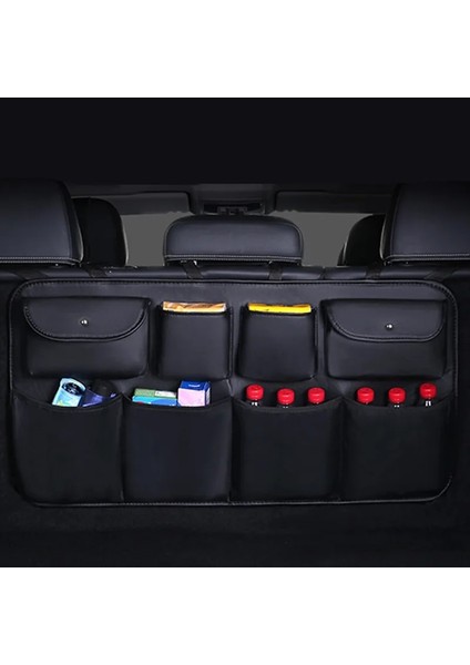 E Mavi Araba Arka Koltuk Organizatör Oto Koltuğu Arka Saklama Çantası Otomobil Gövde Kargo Örgü Süsler Çeşitli Eşyalar Gadget Iç Aksesuarlar (Yurt Dışından) fiyatları