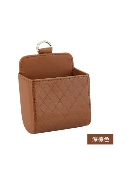 Kahverengi Otomobil Gel Tuyere Saklama Torbası Klima Kabul Çantası Orijinallik Araç Cep Telefonu Kabul Kutusu Araba Kullanımı Taşınabilir (Yurt Dışından)