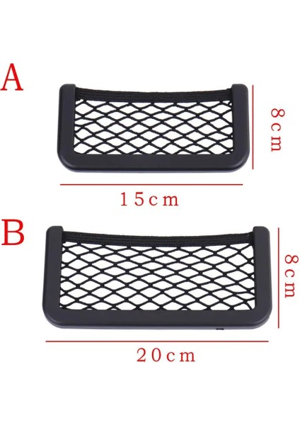 8X20CM Oto Koltuğu Yan Iç Arka Çeşitli Eşyalar Cep Örgü Saklama Çantası Telefon Net Cep Tutucu Emulti-Fonksiyonlu Elastik Esnek Ağlar (Yurt Dışından) indirimleri