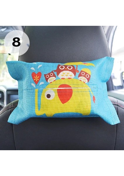 No.8 Boyutu Araba Karikatür Doku Kutusu Renault Clio Duster Trafic Megane 2 Için Asılı Depolama 3 Logan Sport Opel Astra H J G K Insignia Corsa D (Yurt Dışından)