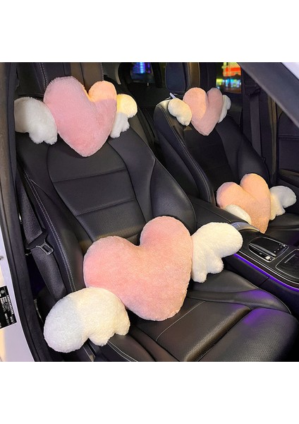 Stil Ayarla Jınserta Kalp Şeklinde Araba Kafalık Peluş Aşk Boyun Yastık Koltuk Arka Yastık Bel Desteği Yastığı Evrensel Araba Aksesuarları (Yurt Dışından) fiyatları