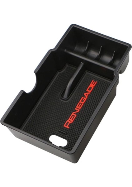 Kırmızı Kelime Tay Yanan Araba Torpido Gözü Kol Dayama Kutusu Depolama Jeep Renegade Abs Saklama Kutusu Aksesuarları (Yurt Dışından)