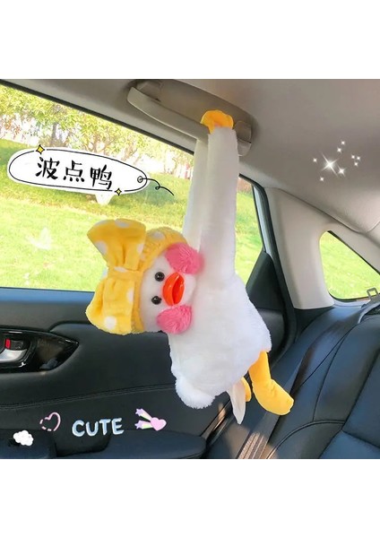 B Araba Doku Kutusu Pompalama Araba Koltuğu Geri Asılı Kol Dayama Kutusu Yaratıcı Karikatür Sevimli Net Kırmızı Araba Iç Malzemeleri (Yurt Dışından)