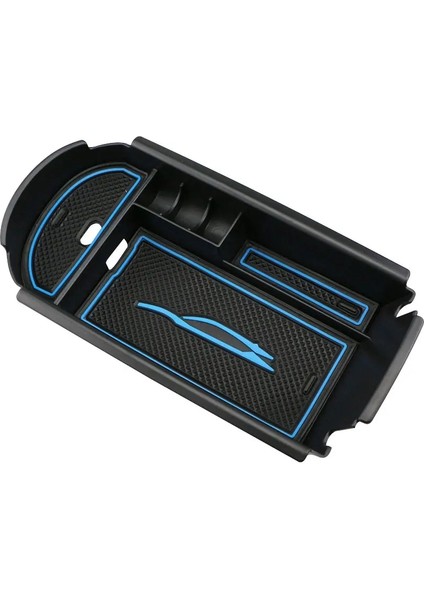 Mavi Paspas Araba Merkezi Konsol Kol Dayama Kutusu Saklama Kutusu Toyota C-Hr Chr Organizatör Konteyner Tutucu Tepsi Aksesuarları (Yurt Dışından)