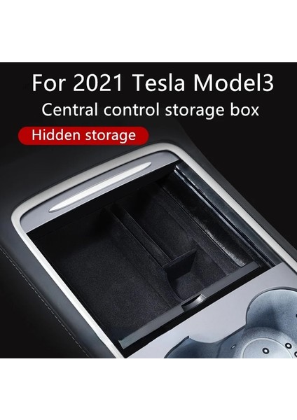 Abs Ön Araba Merkezi Kol Dayama Saklama Kutusu Esla Model 3 Için Merkezi Konsol Akın Organizatör Konteynerler Araba Aksesuarları (Yurt Dışından) fiyatları