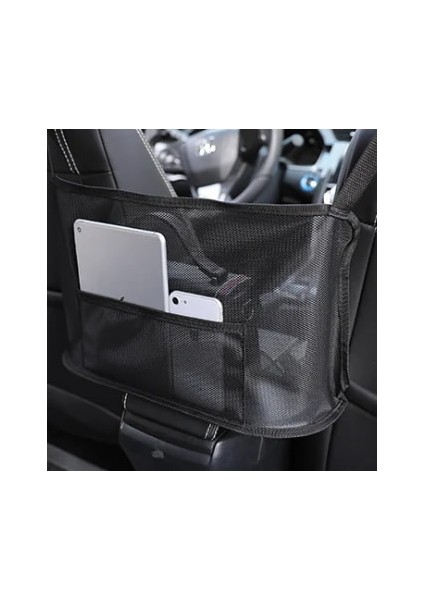 Type2-Siyah Araba Net Cep Çanta Tutucu Araba Koltuğu Depolama Koltuk Arasında Depolama Pet Net Bariyer Köpek Net Bariyer Oto Iç Aksesuarları (Yurt Dışından)