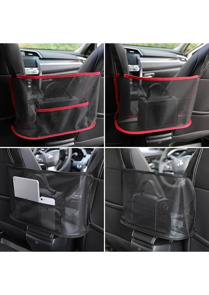 Type2-Siyah Araba Net Cep Çanta Tutucu Araba Koltuğu Depolama Koltuk Arasında Depolama Pet Net Bariyer Köpek Net Bariyer Oto Iç Aksesuarları (Yurt Dışından) fiyatları