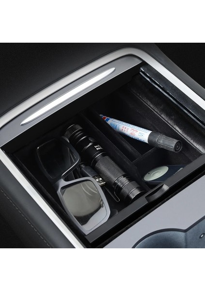 Abs Ön Kutu Tesla Model 3 Model Y Için Konsol Kol Dayama Saklama Kutusu Akın Merkezi Kontrol Organizatör Konteyner Araba Aksesuarları Girin (Yurt Dışından) fiyatları