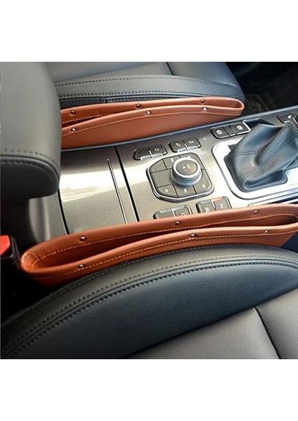 2 Kancalı Beyaz Ar Koltuk Boşluğu Organizatör Dolgu Araba Merkezi Konsolları Organizatör Depolama Cebi Evrensel Araba Aksesuarları Kadınlar Için Iç (Yurt Dışından) modelleri