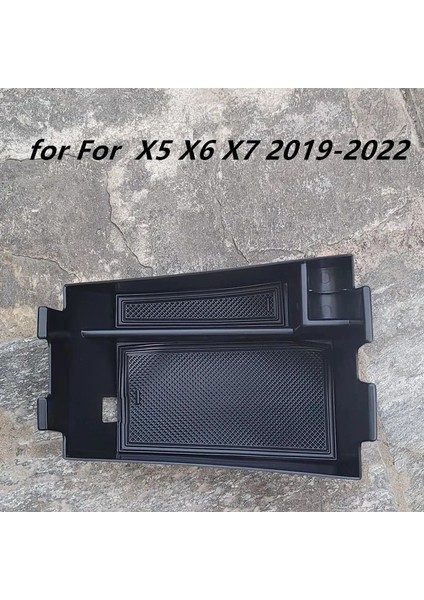 Kahverengi Bmw X5 G05 X6 G06 X7 G07 Iç Kol Dayama Saklama Kutusu Dekorasyon Kapak Trim Plastik Araba Aksesuarları (Yurt Dışından)