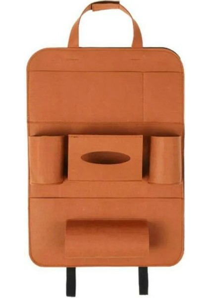 Beyaz Kapalı 6 Renk Çok Cep Araba Koltuğu Arka Organizatör Saklama Çantası Ped Bardak Depolama Içecek Tutucu Çocuklar Çocuklar Için Keçe Kumaş Koruyucu Pet (Yurt Dışından) fırsatları