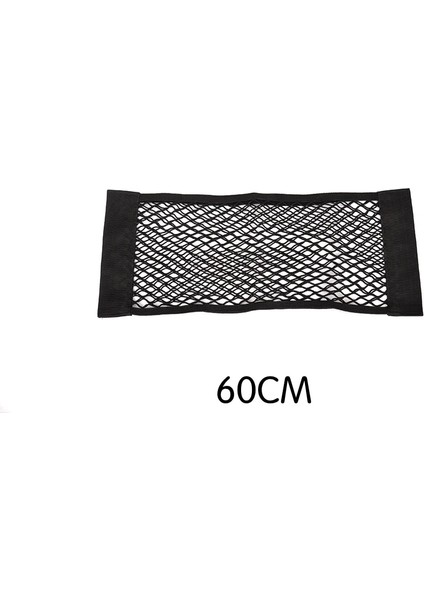 50CM Evrensel Bagaj Organizatör Arka Bagaj Arka Koltuk Kargo Mesh Net Çanta Esnek Naylon Araba Depolama Duvar Sticker Kılıf Çanta (Yurt Dışından)