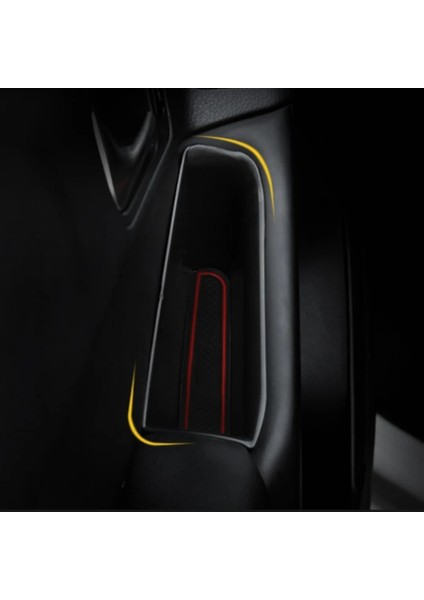 Logolu Siyah Vw Volkswagen Tiguan Için Araba Styling Pano Depolama Düzenleme Kutusu Organizatör Durumda Iç Aksesuarlar (Yurt Dışından)