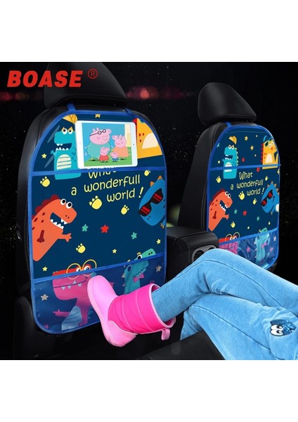 1 Adetsafsiyah Karikatür Araba Koltuğu Arka Koruyucu Kapak Tekme Mat Araba Organizatör Tablet Standı Asılı Çanta Araba Styling Depolama Tutucu Araba Aksesuarları (Yurt Dışından) modelleri