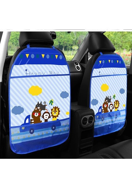 1 Adetsafsiyah Karikatür Araba Koltuğu Arka Koruyucu Kapak Tekme Mat Araba Organizatör Tablet Standı Asılı Çanta Araba Styling Depolama Tutucu Araba Aksesuarları (Yurt Dışından) indirimleri