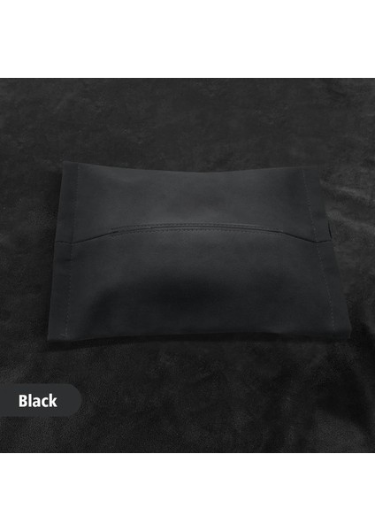 Siyah Doku Çanta Tesla Model 3 Model Y Için Araba Iç Doku Kutusu Merkezi Saklama Kutusu Koruyucu Gözlük Kutusu Dekorasyon Aksesuarları (Yurt Dışından)