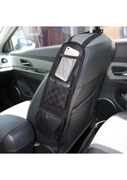 Araba Koltuğu Düzenleyici Oto Koltuğu Yan Depolama Asılı Çanta Çok Cepli Içecek Tutacağı Örgü Cep Araba Şekillendirici Organizatör Telefon Tutacağı (Yurt Dışından)