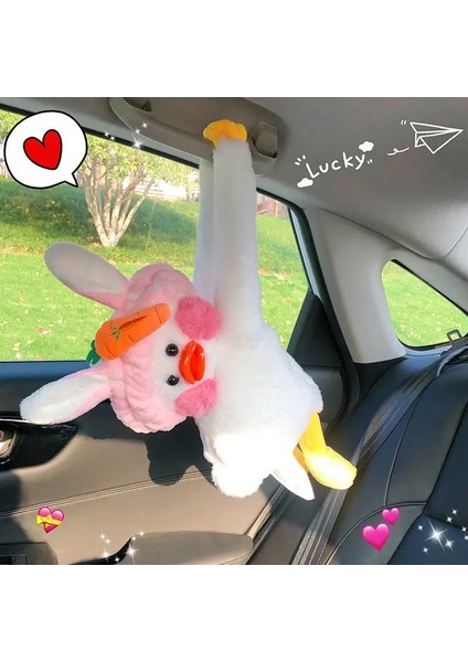 Sarı Araba Doku Çanta Kutusu Pompalama Araba Koltuğu Geri Asılı Kol Dayama Kutusu Yaratıcı Karikatür Sevimli Net Kırmızı Araba Iç Malzemeleri (Yurt Dışından) fiyatları