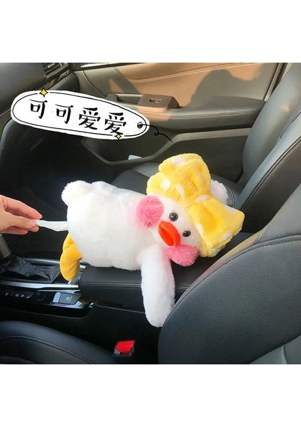 Sarı Araba Doku Çanta Kutusu Pompalama Araba Koltuğu Geri Asılı Kol Dayama Kutusu Yaratıcı Karikatür Sevimli Net Kırmızı Araba Iç Malzemeleri (Yurt Dışından) indirimleri