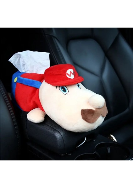 No.4 Boyutu Yaratıcı Araba Doku Kutusu Araba Aksesuarları Kızlar Kadınlar Için Para Autos Peluş Husky Karikatür Hayvanlar Köpek Peçete Kol Dayama Kutusu Sandalye Geri (Yurt Dışından)