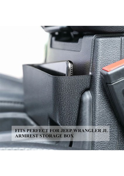 Jeep Wrangler Jl Jlu Oto Araba Aksesuarları Için Ön Orta Konsol Kol Dayama Saklama Kutusu (Yurt Dışından) fiyatları