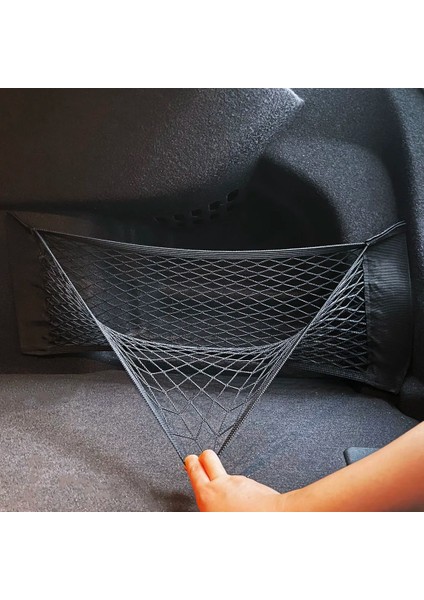 40X25CM 2 Adet Fiat L 500X Abarth Için Araba Organizatör Gövde Net Kargo Koltuğu Arka Tarafı Depolama Mesh (Yurt Dışından) fırsatları