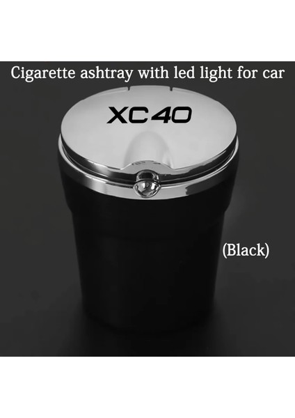 Yeşil Volvo Için XC40 XC60 XC70 XC90 Mavi LED Işık ile Araba Küllük Sigara Çöp Tenekesi Araba Logosu Styling (Yurt Dışından) fırsatları