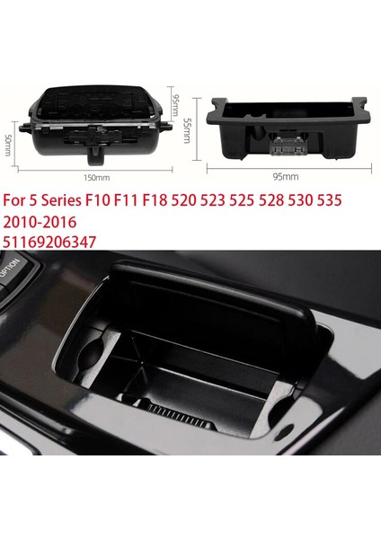Kabuk ve Astar Bmw 5 Serisi F10 F11 F Için Orta Konsol Küllük Montaj Kutusu (Yurt Dışından)