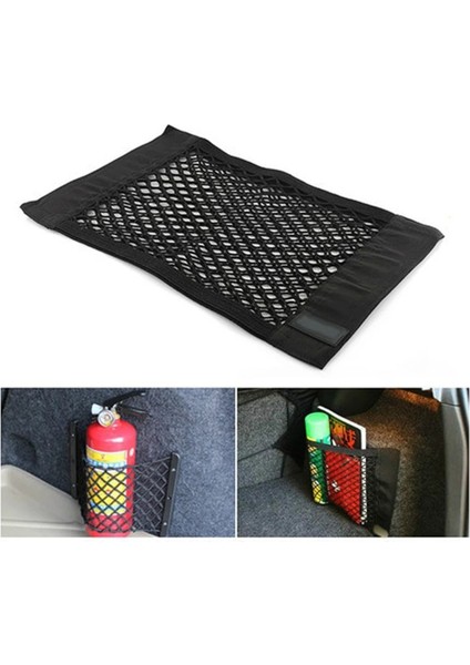 35X25CM 1 Adet Araba Aksesuarları Mesh Bagaj Organizatör Net Naylon Suv Oto Kargo Depolama Mesh Tutucu Evrensel Arabalar Için Bagaj Ağları Seyahat Cebi (Yurt Dışından)