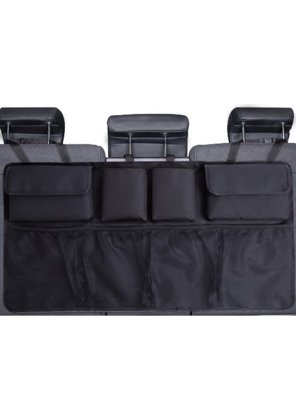 Mavi Araba Bagaj Organizatör Ayarlanabilir Arka Koltuk Saklama Çantası Net Yüksek Kapasiteli Çok Kullanımlı Oxford Otomobil Koltuğu Arka Organizatörler Evrensel (Yurt Dışından) fiyatları
