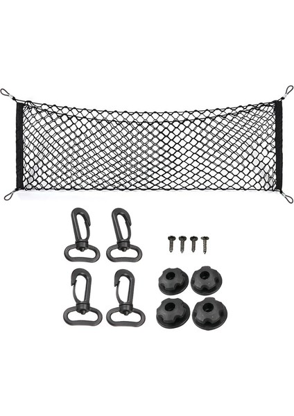 110X50CM 3 Tip Evrensel Araba Arka Bagaj Boot Organizatör Cep Kargo Ağı Mesh Depolama Araba Net Düzenlemek Araba Bagaj Ağı (Yurt Dışından)