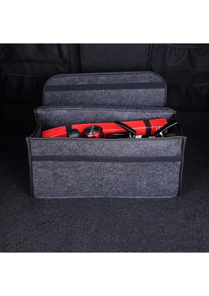 Açık Gri Keçe Kumaş Araba Gövde Organizatör Kutusu Taşınabilir Katlanabilir Saklama Kutusu Kasa Oto Iç Istifleme Toplama Konteyner Çantaları Siyah Gri (Yurt Dışından) modelleri