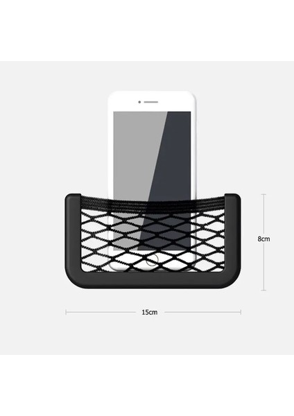 Biraz 2020 Oto Koltuğu Yan Iç Arka Çeşitli Eşyalar Cep Örgü Saklama Çantası Telefon Ağı Cep Tutucu Araba Saklama Çantası Elastik Esnek Ağlar (Yurt Dışından)