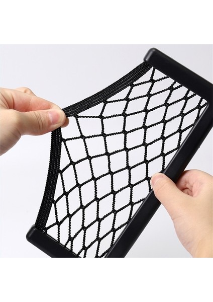 Biraz 2020 Oto Koltuğu Yan Iç Arka Çeşitli Eşyalar Cep Örgü Saklama Çantası Telefon Ağı Cep Tutucu Araba Saklama Çantası Elastik Esnek Ağlar (Yurt Dışından) fırsatları