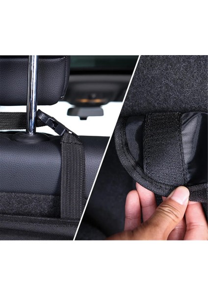 Beyaz Araba Arka Koltuk Arka Saklama Çantası Çok Asılı Ağlar Cep Bagaj Çantası Organizatör Oto Istifleme Toplama Iç Aksesuar Malzemeleri (Yurt Dışından) modelleri