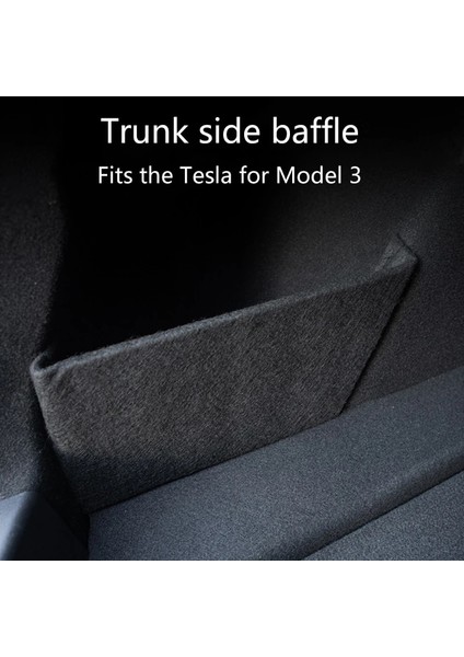 Siyah Gövde Boot Baffle Aksesuarları Gövde Bölme Parçaları Tesla Model 3 Için Araba Kuyruk Kutusu Depolama Baffle (Yurt Dışından) fiyatları