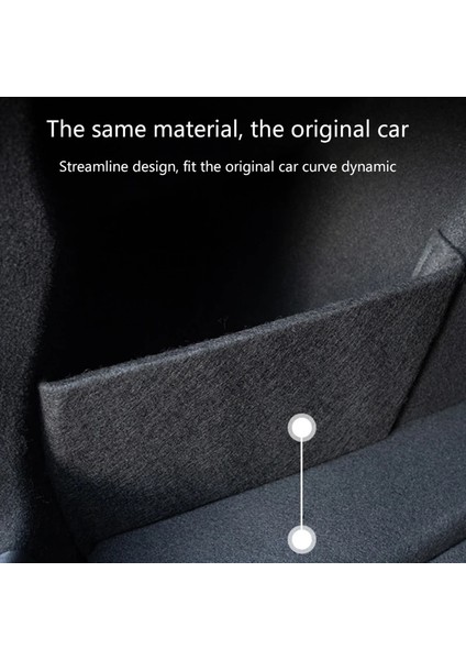 Siyah Gövde Boot Baffle Aksesuarları Gövde Bölme Parçaları Tesla Model 3 Için Araba Kuyruk Kutusu Depolama Baffle (Yurt Dışından) fırsatları