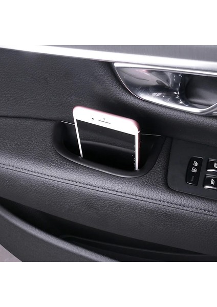S90 Siyah Volvo S90 V90 Için Araba Aksesuarları Araba Saklama Kutusu Kapı Saklama Kutusu Araba Kol Dayama Kutusu (Yurt Dışından) modelleri