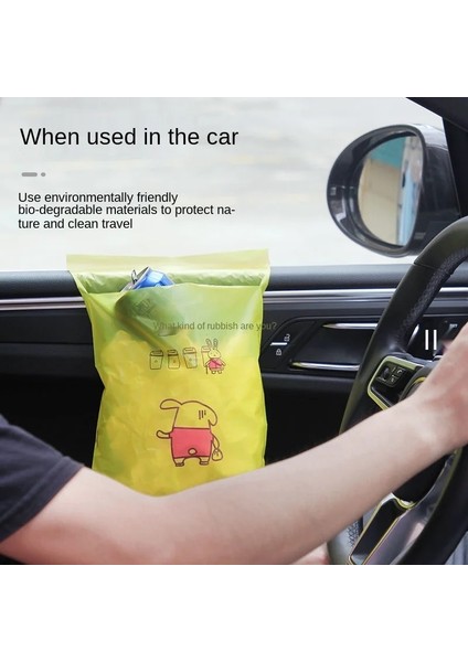 Kırmızı Araç Çöp Torbası Yapıştır Tek Kullanımlık Araba Ev Çift Kullanımlı Çöp Kutusu Toplama Torbası Kalınlaşmış Yapışkanlı Çok Fonksiyonlu Çöp Torbası (Yurt Dışından) modelleri