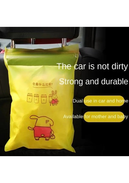 Kırmızı Araç Çöp Torbası Yapıştır Tek Kullanımlık Araba Ev Çift Kullanımlı Çöp Kutusu Toplama Torbası Kalınlaşmış Yapışkanlı Çok Fonksiyonlu Çöp Torbası (Yurt Dışından) fırsatları