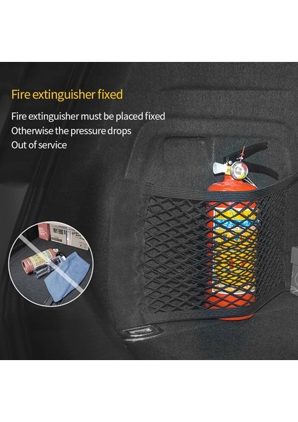 80X25CM 1 Adet Araba Bagaj Saklama Çantası Naylon Örgü Ağları Oto Bagaj Arka Organizatör Araba Istifleme Için Elastik Dize Bagaj Tutucu Cep (Yurt Dışından) indirimleri
