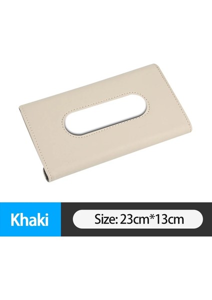 2 Kağıt Havlu ile 3 Renk Pu Araba Doku Maskesi Tutucu Araba Vizörü Doku Tutucu Asılı Deri Kağıt Havlu Kılıfı Kadın Erkek Araba Aksesuarları Için (Yurt Dışından)