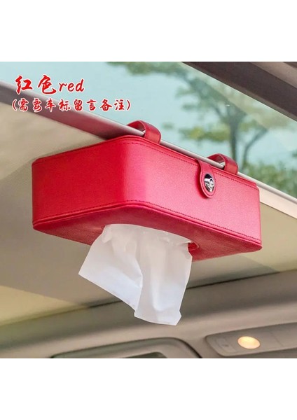 Kırmızı Araba Doku Kutusu Yaratıcı Asılı Araba Çekmece Kutusu Net Ünlü Peçete Kutusu Araba Malzemeleri Araba Iç Dekorasyon Daquan (Yurt Dışından)