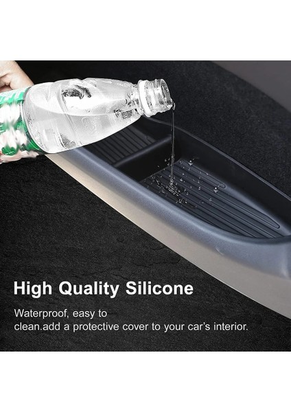 Y Için 1 Arka Kutu Tesla Model 3y Için Kapı Yan Saklama Kutusu Ön Arka Kapı Kolu Kol Dayama Tepsi Organizatör Model 3 Model Y Aksesuar (Yurt Dışından) modelleri