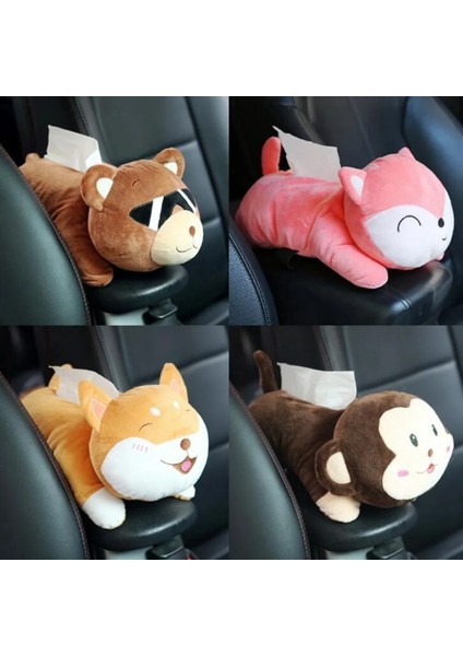 C Araba Doku Kutuları Yaratıcı Karikatür Hayvan Ev Ofis Blok Tipi Araba Kağıt Peçete Mendil Kapak Tutucu Taşınabilir Kağıt Kutusu O10 (Yurt Dışından) fiyatları