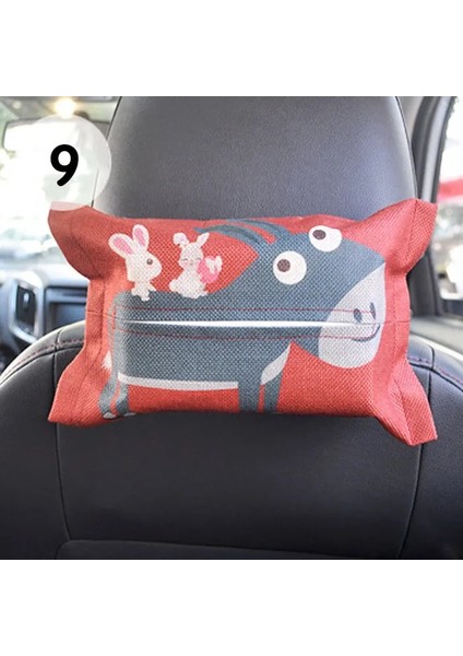 No.9 Boyutu Araba Karikatür Doku Kutusu Renault Clio Duster Trafic Megane 2 Için Asılı Depolama 3 Logan Sport Opel Astra H J G K Insignia Corsa D (Yurt Dışından)