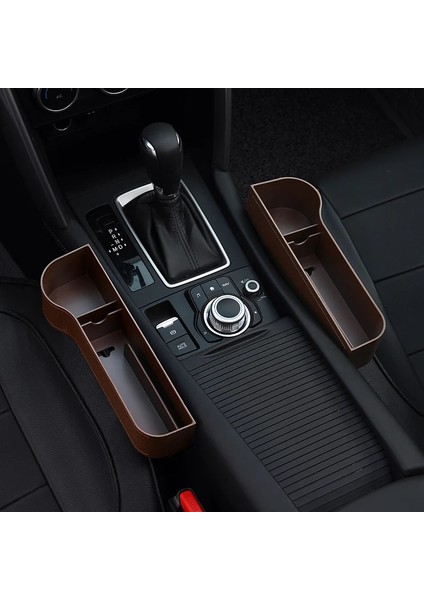 Kahverengi Yardımcı Pilot Araba Koltuğu Organizatör Aralık Saklama Kutusu Araba Organizatör Boşluk Yarık Dolgu Tutucu Cüzdan Telefon Yarık Cep Oto Araba Aksesuarları (Yurt Dışından) indirimleri