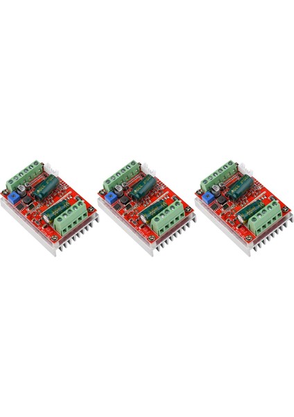 3x Dc 6-60V 400W Bldc Üç Fazlı Dc Fırçasız Motor Kontrol Cihazı Pwm Salonu Motor Kontrol Sürücü Panosu 12V 48V (Yurt Dışından)